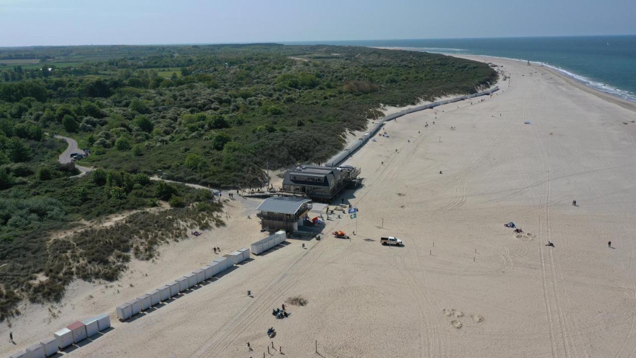 Strandbungalows Vrouwenpolder Exteriör bild