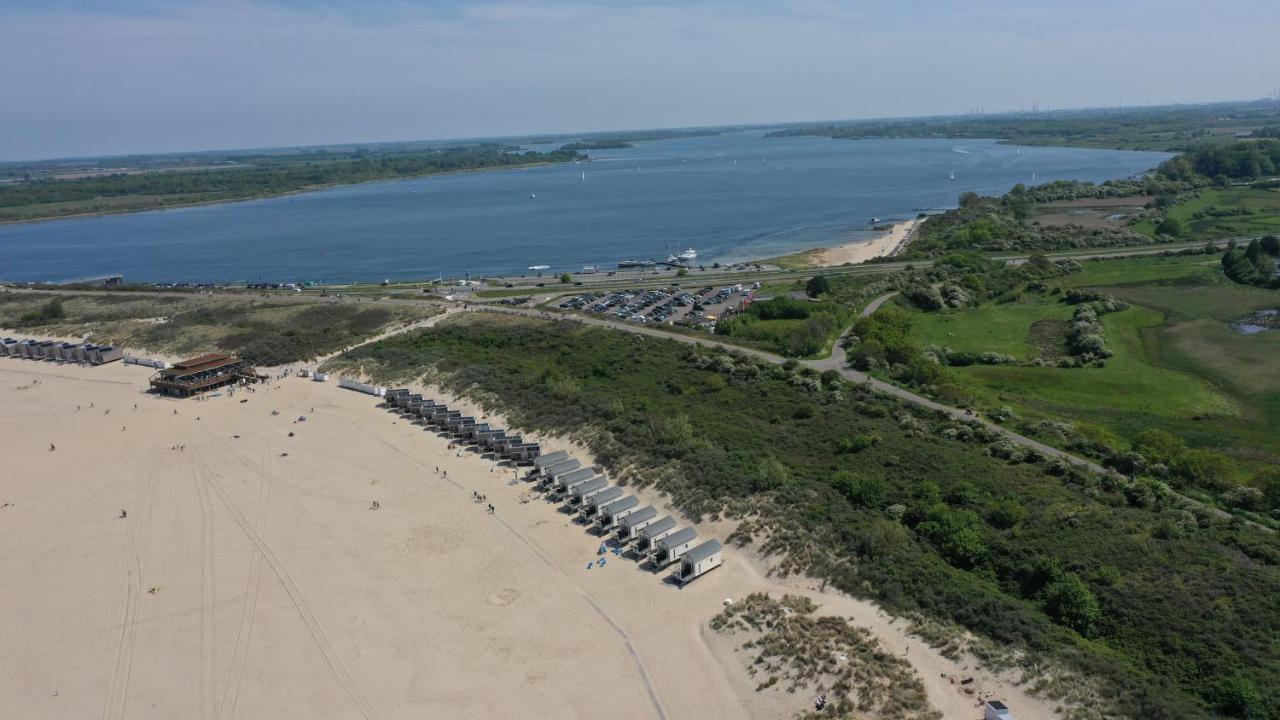 Strandbungalows Vrouwenpolder Exteriör bild