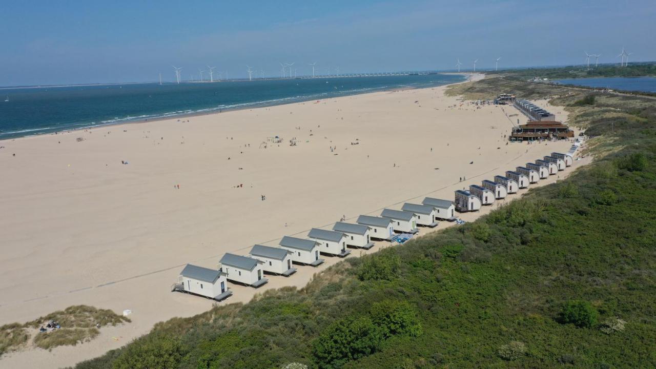 Strandbungalows Vrouwenpolder Exteriör bild